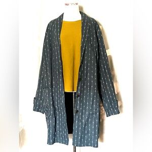 NWT Garnet Hill Linen FLAX Trench Coat  Jacket